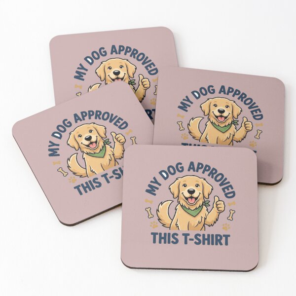 Item preview, Golden Retriever Dog Approved Cute Golden Retriever Funny Dog Lover Gift Thumbs Up Dog Graphic designed and sold by Clean Print Goods.