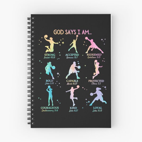 Item preview, God Says I Am Christian Girls Boys Kids Basketball Tie Dye designed and sold by FrankIsabel.
