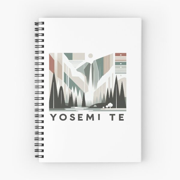 Item preview, Yosemite National Park Travel Poster - Abstract California Valley Mountain Art designed and sold by OzzFrequency.