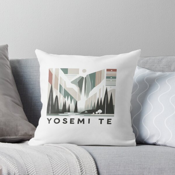 Item preview, Yosemite National Park Travel Poster - Abstract California Valley Mountain Art designed and sold by OzzFrequency.