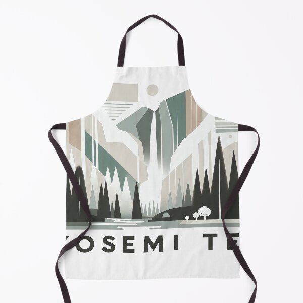 Item preview, Yosemite National Park Travel Poster - Abstract California Valley Mountain Art designed and sold by OzzFrequency.