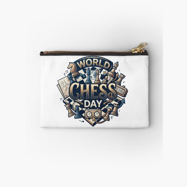 Item preview, World Chess Day Strategy Emblem | Chess Clock & Tournament Design designed and sold by Palette & Hue.