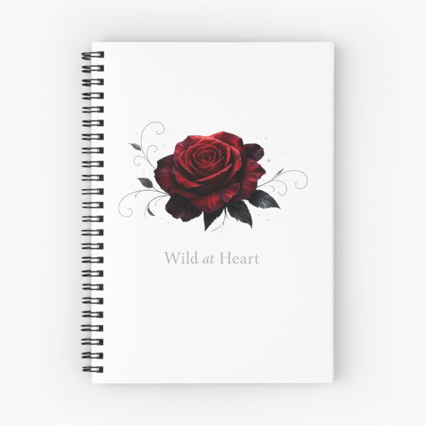 Item preview, Wild at Heart – Minimal Noir Rose Art T‑Shirt designed and sold by EdgeSphere.
