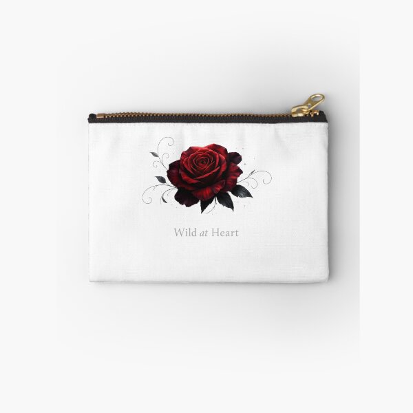Item preview, Wild at Heart – Minimal Noir Rose Art T‑Shirt designed and sold by EdgeSphere.