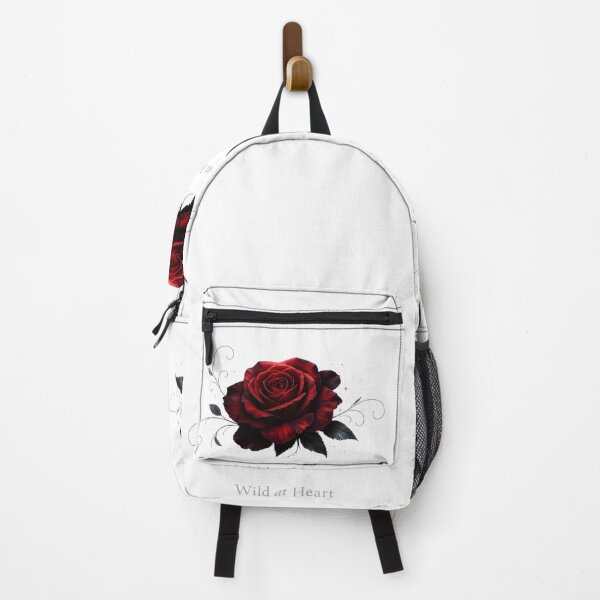 Item preview, Wild at Heart – Minimal Noir Rose Art T‑Shirt designed and sold by EdgeSphere.