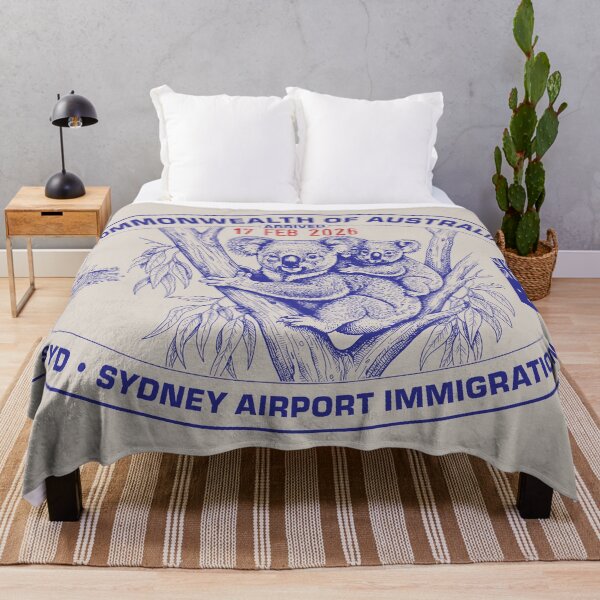 Item preview, Passport Stamp - Sydney, Australia designed and sold by travelwitheric.