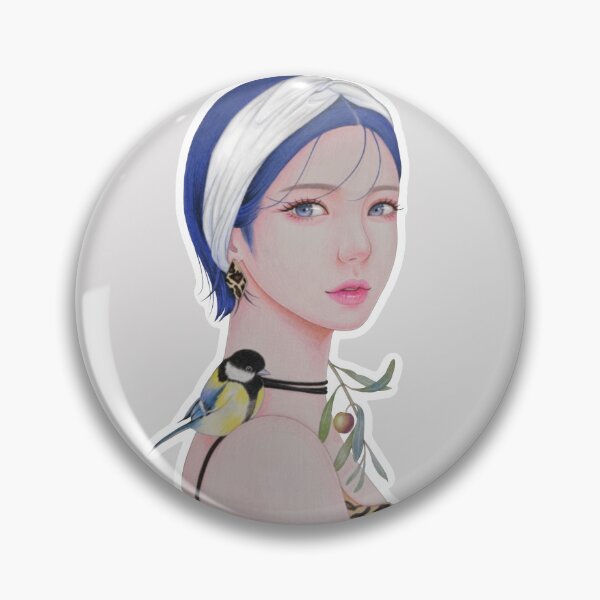 Item preview, Blue Headscarf Girl  designed and sold by KJAStudio.