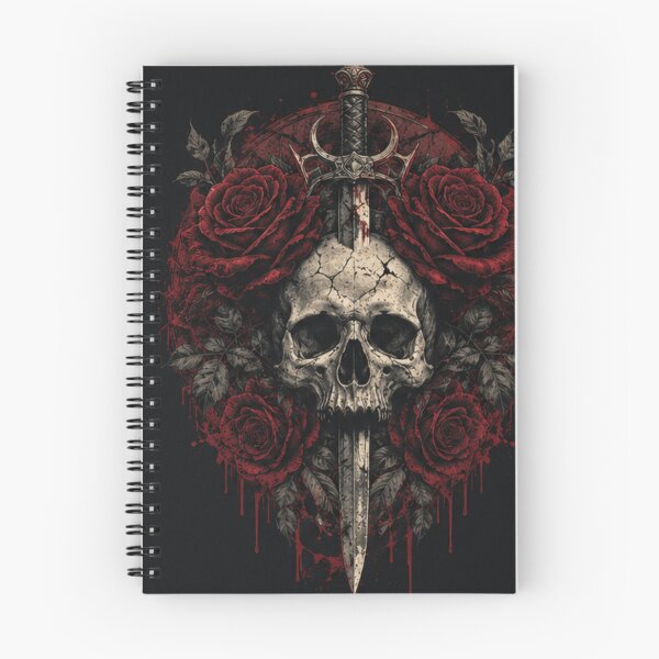 Item preview, Blood Roses – Gothic Skull Sword Design designed and sold by Tytofy.