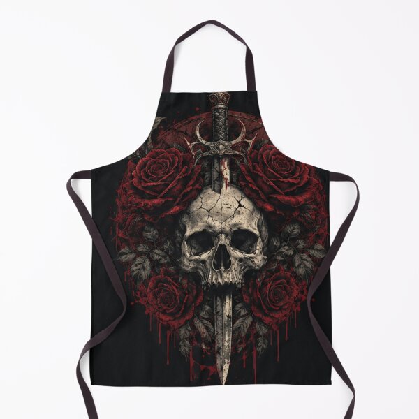 Item preview, Blood Roses – Gothic Skull Sword Design designed and sold by Tytofy.
