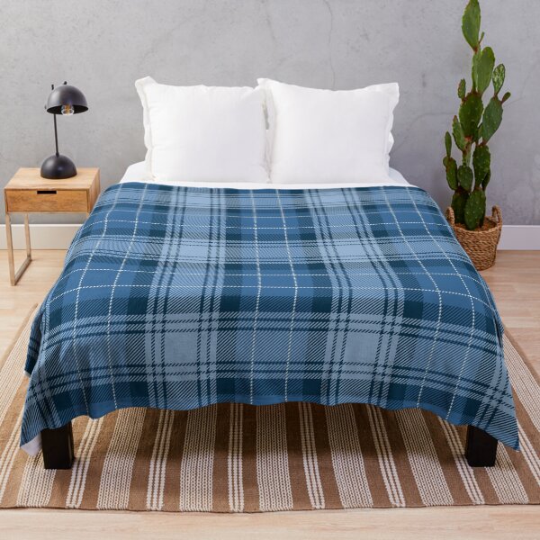 Item preview, Shades of Blue Tartan Pattern designed and sold by TeeGeeTees.