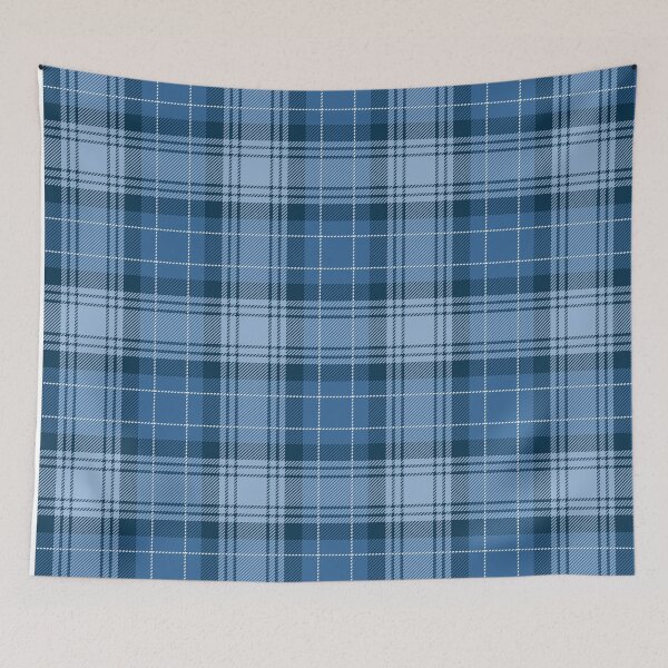 Item preview, Shades of Blue Tartan Pattern designed and sold by TeeGeeTees.