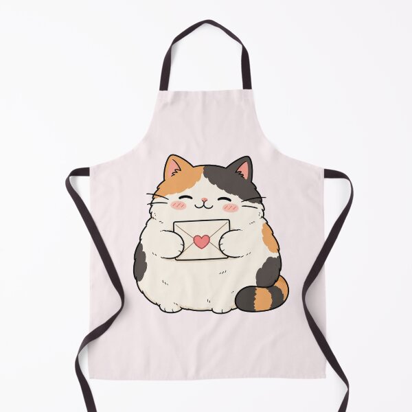 Item preview, Kawaii Valentine Cat With Letter designed and sold by MonkiFlipp.