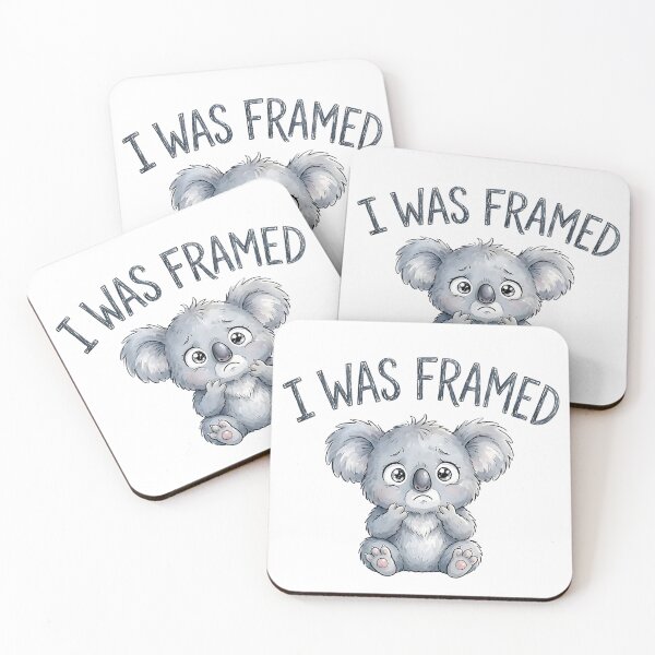Item preview, Innocent Koala - Funny Pun Art designed and sold by MysticalSVK.
