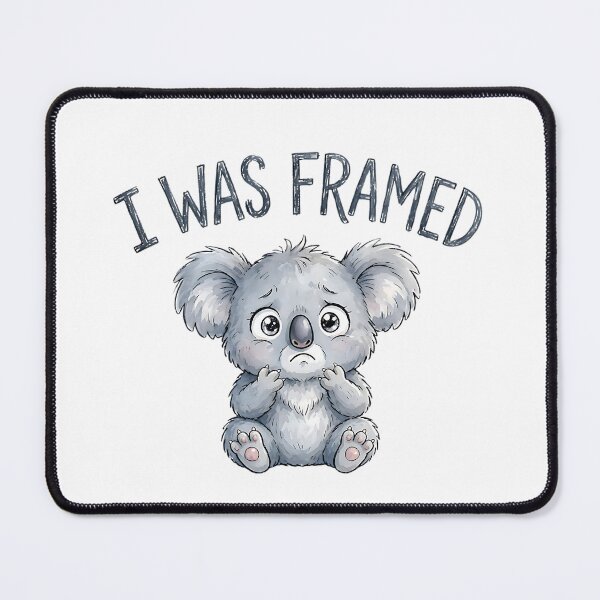 Item preview, Innocent Koala - Funny Pun Art designed and sold by MysticalSVK.