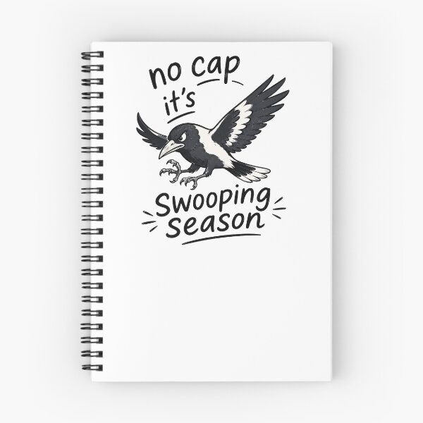 Item preview, Magpie Swooping Season Funny No Cap Australia Bird Humor designed and sold by Yellowriversss.