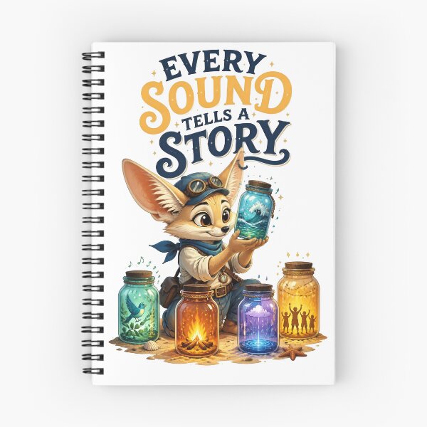 Item preview, Every Sound Tells A Story Fox designed and sold by Sovereign Supply Co..