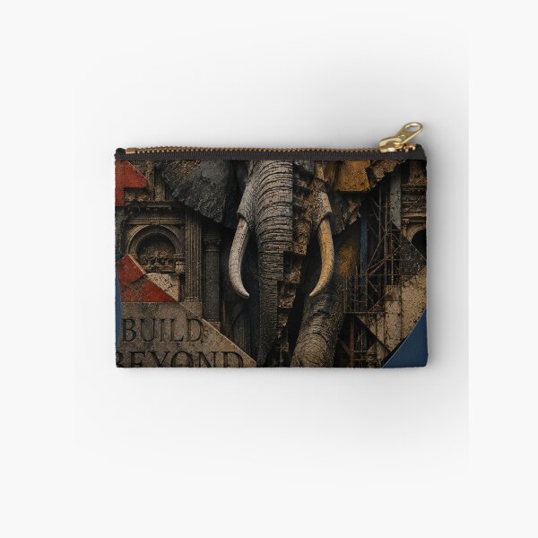 Item preview, Deep Work Engineer Geometric Elephant Stone Relief Home Office Wall Art Poster designed and sold by SavannaStrikes.