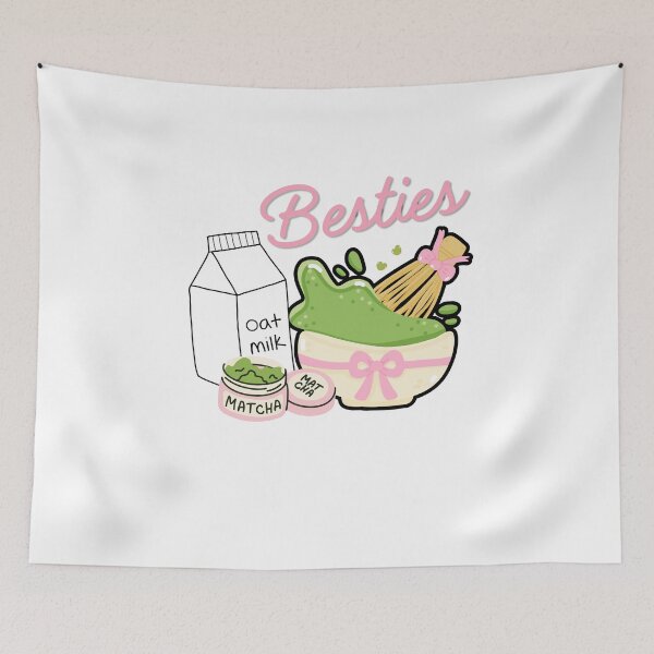 Item preview, Funny Matching Best Friends Besties Cute Oat Milk And Matcha designed and sold by thebest-2studio.