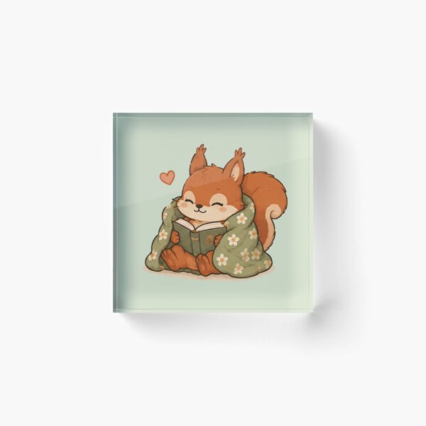 Item preview, Bookworm Red Squirrel designed and sold by MellowMunchkins.