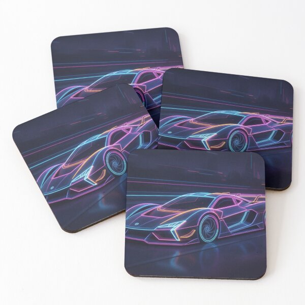 Item preview, Neon race Car designed and sold by Mattigiov.