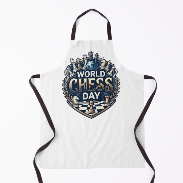 Item preview, World Chess Day Vintage Chess Pieces Emblem | Strategic Board Game Design designed and sold by Palette & Hue.
