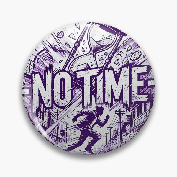 Item preview, No Time Running Man Shattered Hourglass Urban Streetwear designed and sold by rich-moda.