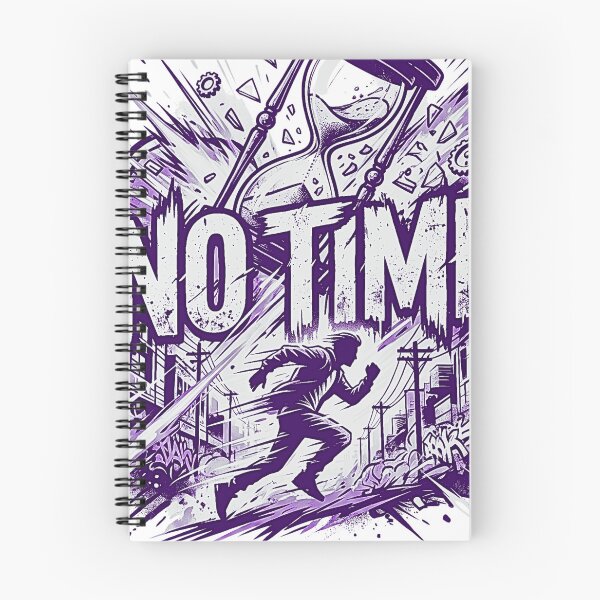 Item preview, No Time Running Man Shattered Hourglass Urban Streetwear designed and sold by rich-moda.