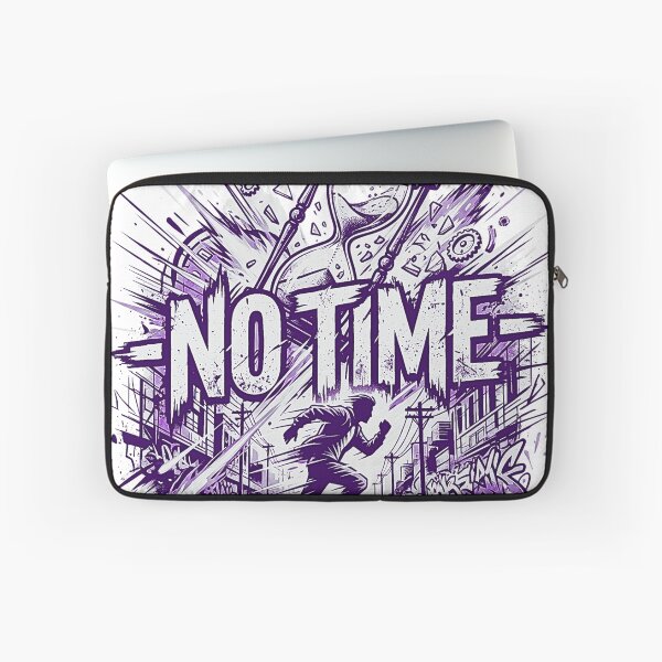 Item preview, No Time Running Man Shattered Hourglass Urban Streetwear designed and sold by rich-moda.