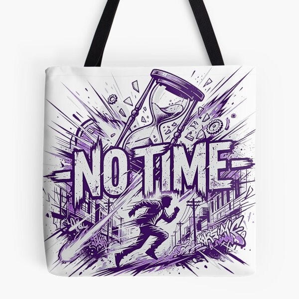 Item preview, No Time Running Man Shattered Hourglass Urban Streetwear designed and sold by rich-moda.