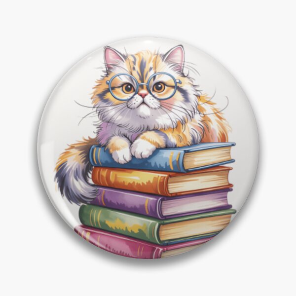 Item preview, Too Many Books Not Enough Cats – Funny Bookish Cat T‑Shirt & Sticker designed and sold by ZyxDes.