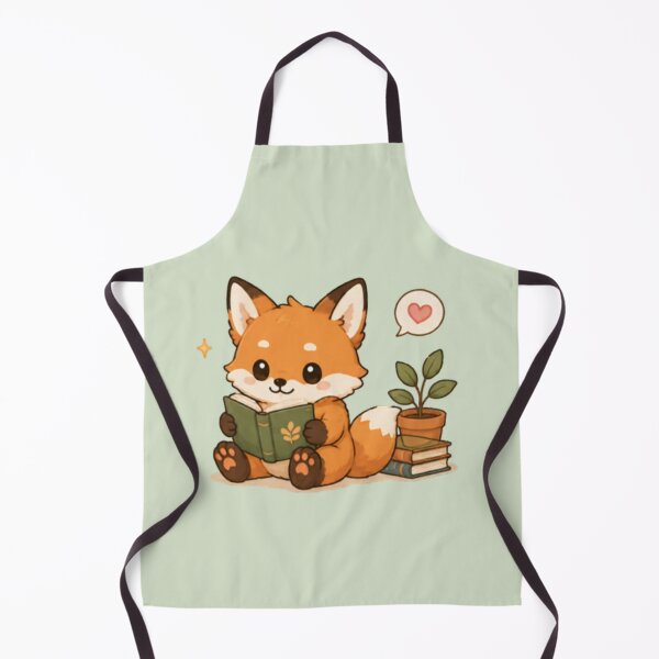 Item preview, Cute Bookworm Fox designed and sold by MellowMunchkins.