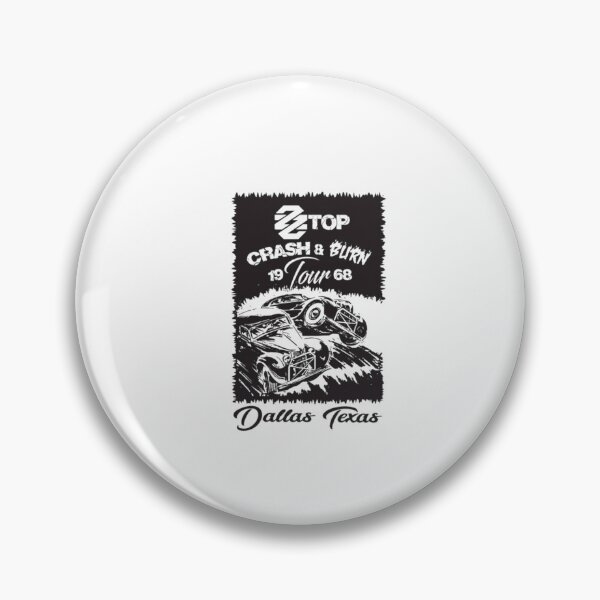 Item preview, ZZ Top Crash and Burn Tour 1968 designed and sold by Trantranpeter.