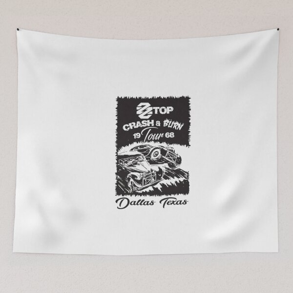 Item preview, ZZ Top Crash and Burn Tour 1968 designed and sold by Trantranpeter.