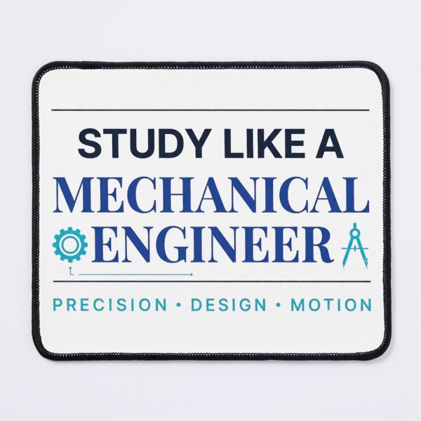 Artikelvorschau, Studieren wie ein Maschinenbauingenieur | T-Shirt für Maschinenbaustudenten | Geschenk für MINT-Studierende entworfen und verkauft von Amr Darwish Graphic designer.
