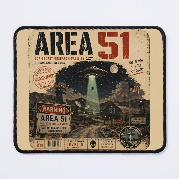 Item preview, Area 51 | The Truth Is Still Out There designed and sold by MidnightCache.