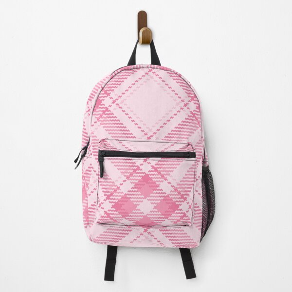 Item preview, Shades of Pink Diagonal Tartan Pattern designed and sold by TeeGeeTees.