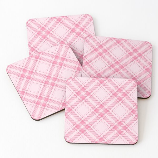 Item preview, Shades of Pink Diagonal Tartan Pattern designed and sold by TeeGeeTees.