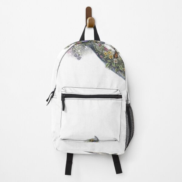 Item preview, Humpback Whale Covered in Wildflowers Art designed and sold by GrzywaM.
