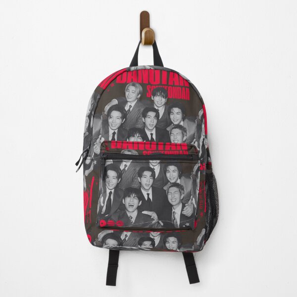 Item preview, bts is back bangtan red black retro aesthetic designed and sold by gibbianne.