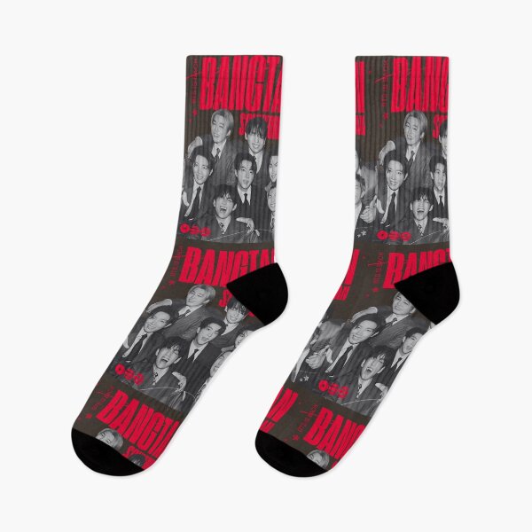 Item preview, bts is back bangtan red black retro aesthetic designed and sold by gibbianne.