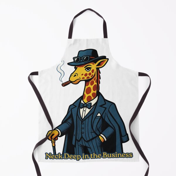 Item preview, Neck Deep in the Business Funny Mafia Giraffe Boss designed and sold by rich-moda.