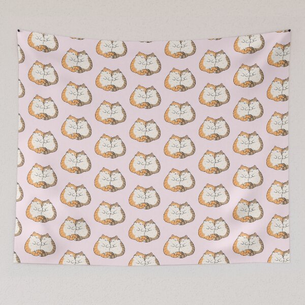 Item preview, Sleeping Cats Cuddling Together designed and sold by MonkiFlipp.