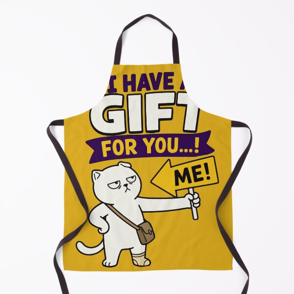 Item preview, I Have a Gift for You... Me! Funny Grumpy Cat Quote with Sarcastic Humor, Cute Attitude, and Minimalist Meme Style for Cat Lovers designed and sold by Huddy-clothes.