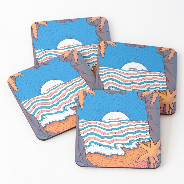 Item preview, Beach cave designed and sold by Swadeillustrations.