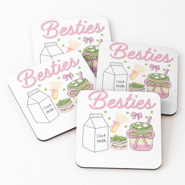 Item preview, Besties Cute Oat Milk and Matcha Lover designed and sold by thebest-2studio.