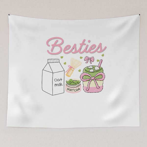 Item preview, Besties Cute Oat Milk and Matcha Lover designed and sold by thebest-2studio.