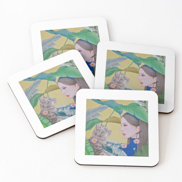 Item preview, Girl and cat designed and sold by KJAStudio.