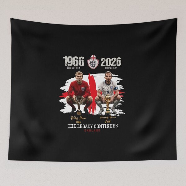 Item preview, England Kane & Bobby 1966-2026 Legends Then Now World Cup 2026 designed and sold by ArtCreations79.
