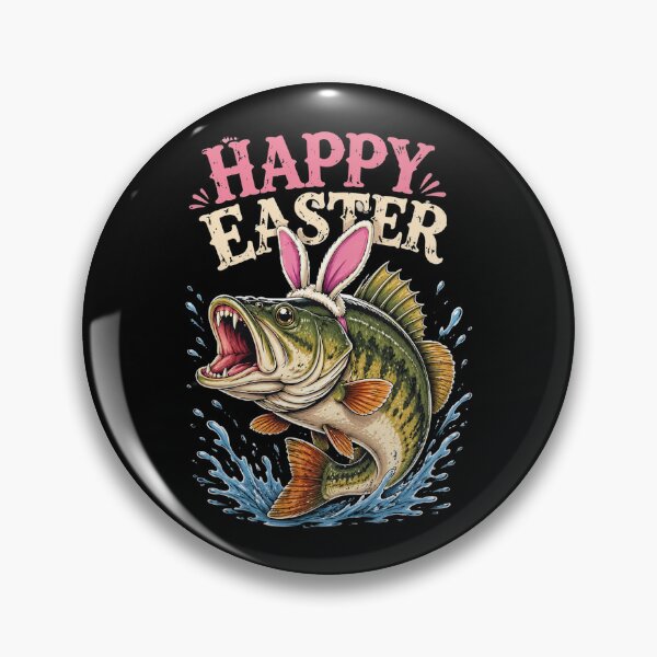 Item preview, Fisherman Bunny Ears Funny Fish Easter Holiday Eggs Fishing designed and sold by OlakunleOloroz.