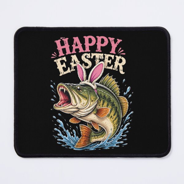 Item preview, Fisherman Bunny Ears Funny Fish Easter Holiday Eggs Fishing designed and sold by OlakunleOloroz.